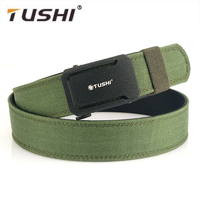 TUSHI Brand Tactical Belt Quick Release Airsoft Training Molle Belt Outdoor Shooting Hiking Hunting Sports Belt