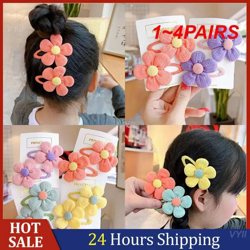 1~4PAIRS Baby Hairpin Not Hurting High-quality Fabric Bangs Clip Children Hair Accessories Bb Clip Multi Scenario Use Smooth