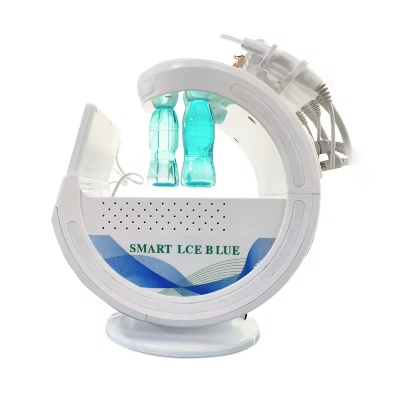 New H2O2 Facial Cleaning Machine 7 in 1 HydraWater Dermabrasion Portable Hydra Cleaning Facial Oxygen Cleaner Hydrfacials