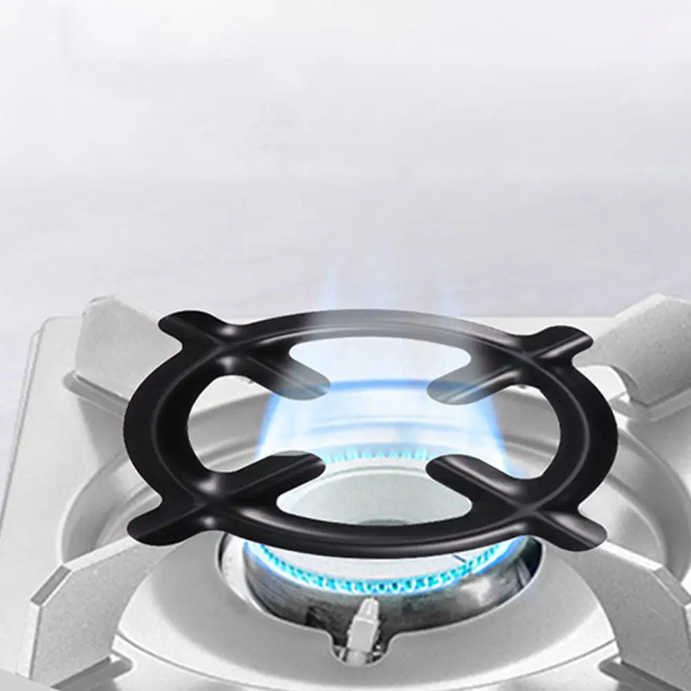 Juego de 5 Soportes Premium para Estufa de Gas, Resistentes, para Wok, Antioxidantes, Superficie Lisa, para Ollas y Sartenes