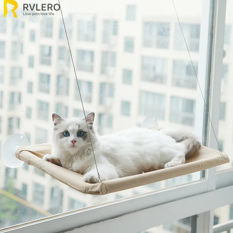 

Cat Hanging Bed Pet Cat Hammock Aerial Cats Bed House Kitten Climbing Frame Sunny Window Seat Nest Bearing 20kg Pet Accessories