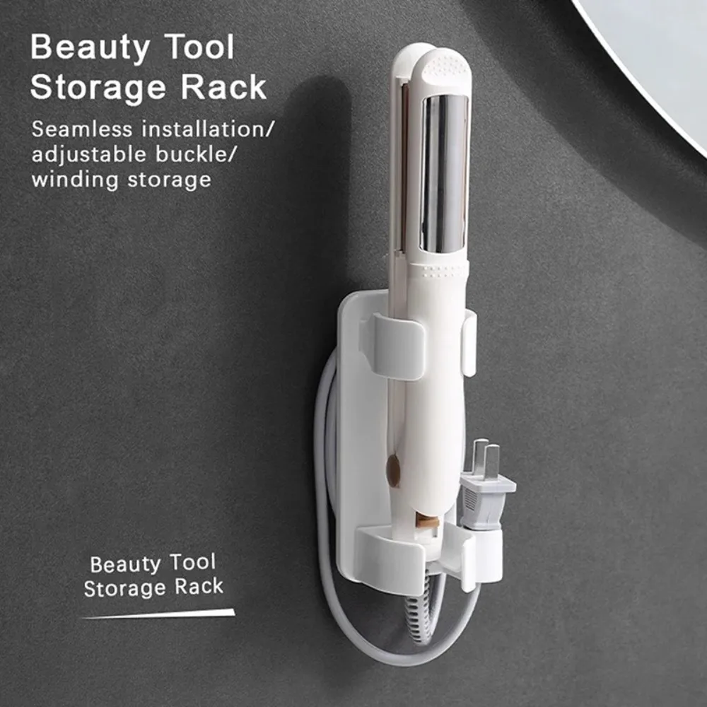 New Hair Curler Straighteners Holder Curling Bracket Wall Mounted Hair Dryer Organizer For Bathroom Home Accessories