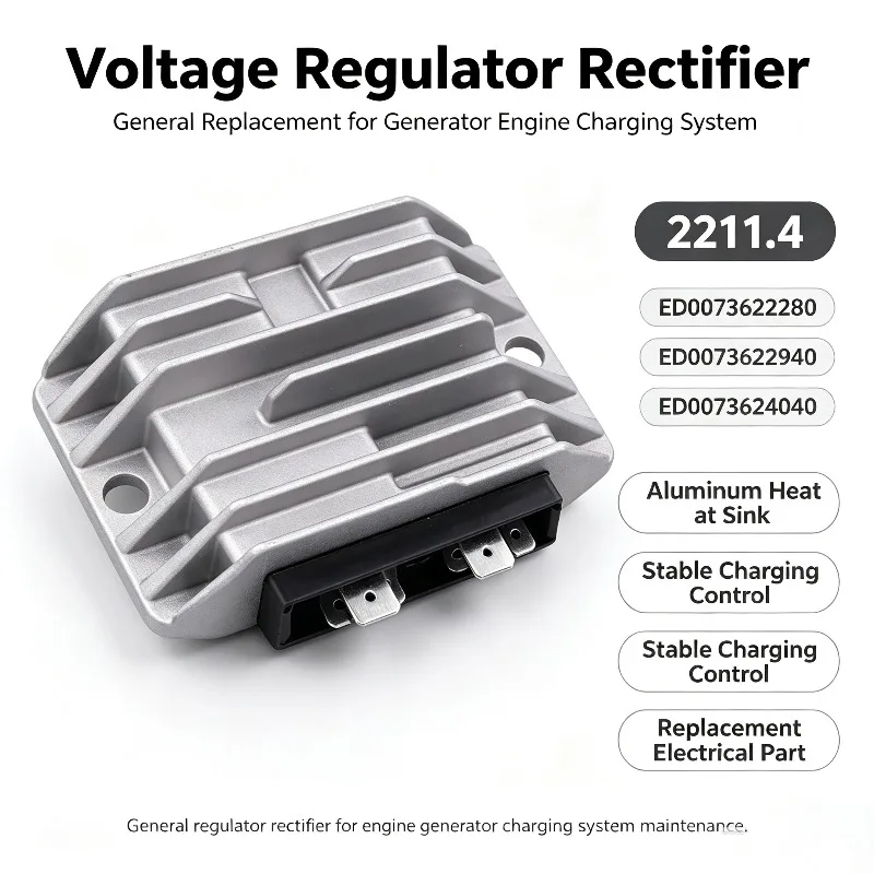 ED0073622940 12V Parts Voltage Regulator Fits For Lombardini Saprisa Ruggerini ED0073622290 ED0073624050
