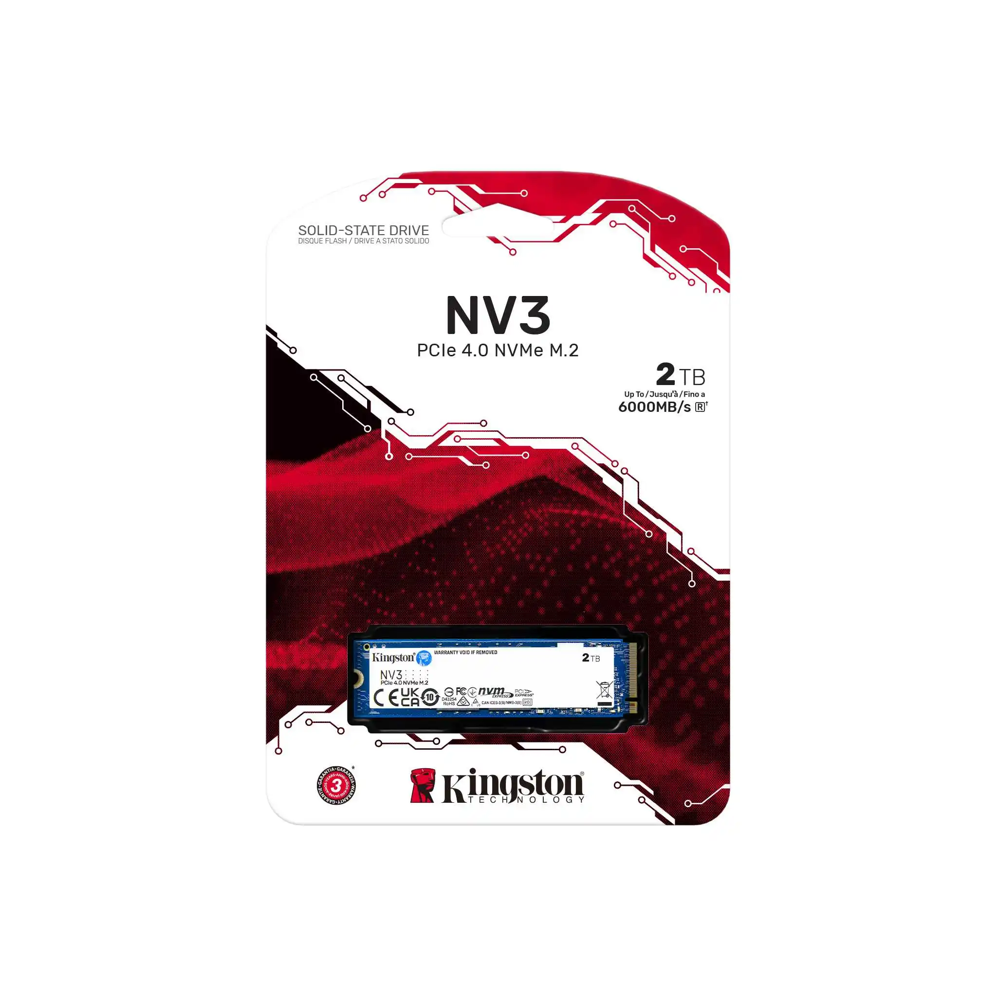 킹스톤 NV3 2TB M.2 2280 NVMe SSD |   PCIe 4.0 Gen 4x4 |   최대 6000 MB/s |   SNV3S/2000G 썸네일 6