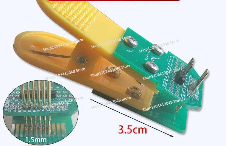 

1.5Mm PCB test clip, programming, programming fixture, programmer programming clip, spring pin clip