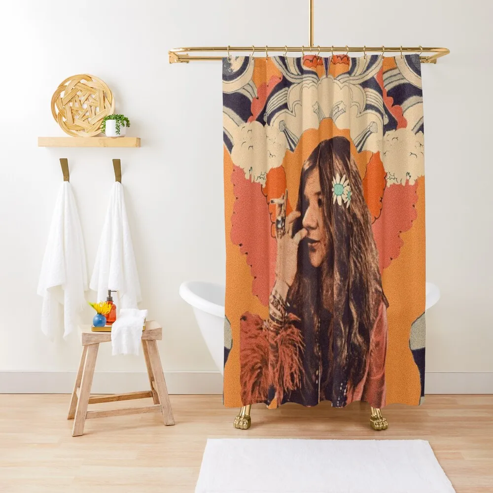 

VIntage Art Shower Curtain Funny Shower Transparent Bathroom Shower Bathroom Deco Curtain