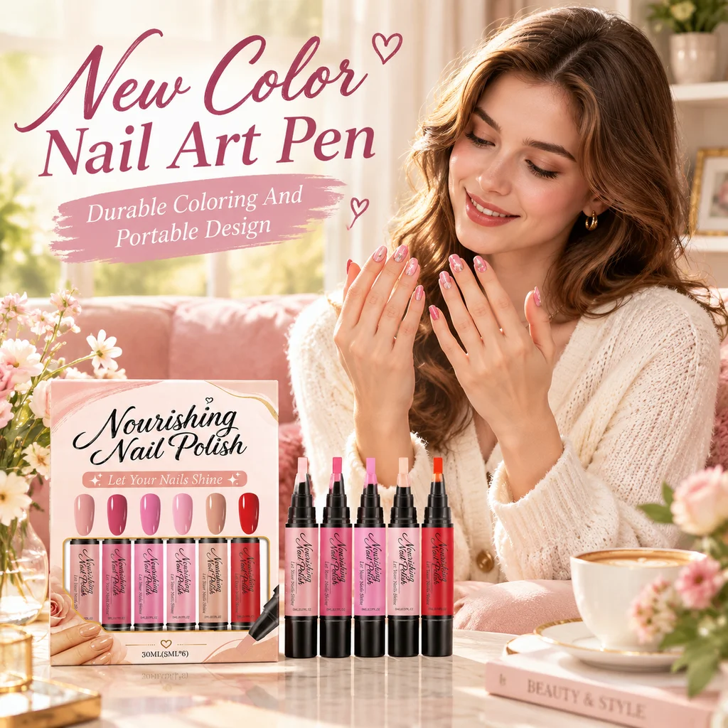 New Nail Art Pen Set Diy Drawing Keep Shiny Colorful For Kids Adults Waterproof Art Nail Design Line Salon Nail Painting Pen Kit