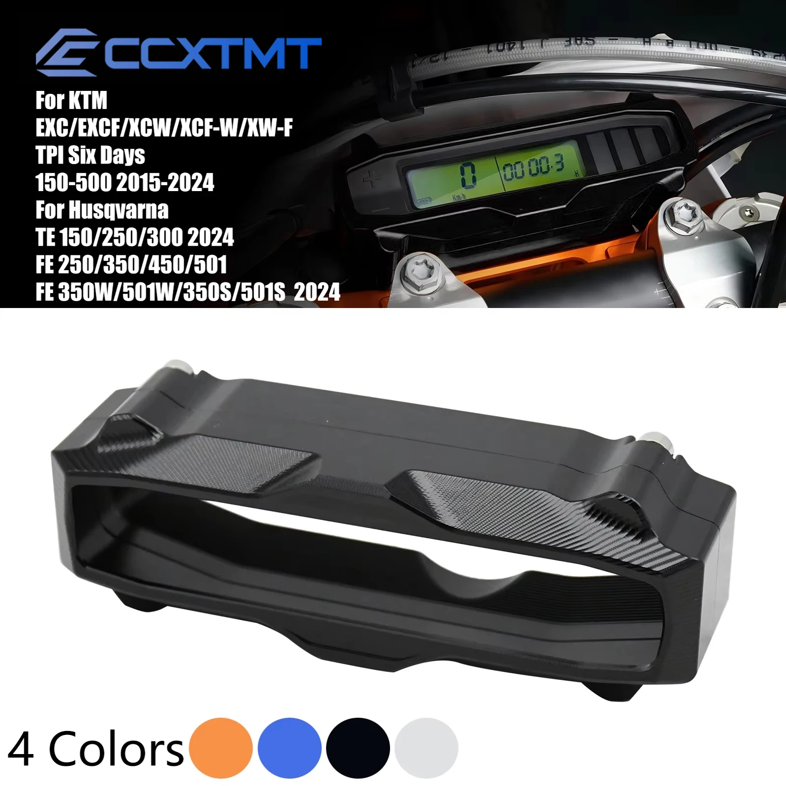 CNC Odometer Speedometer Cover Protector Guard For Husqvarna TE150 TE250 TE300 2024 For KTM XCW XCFW EXC EXCF 150-500 2015-2024