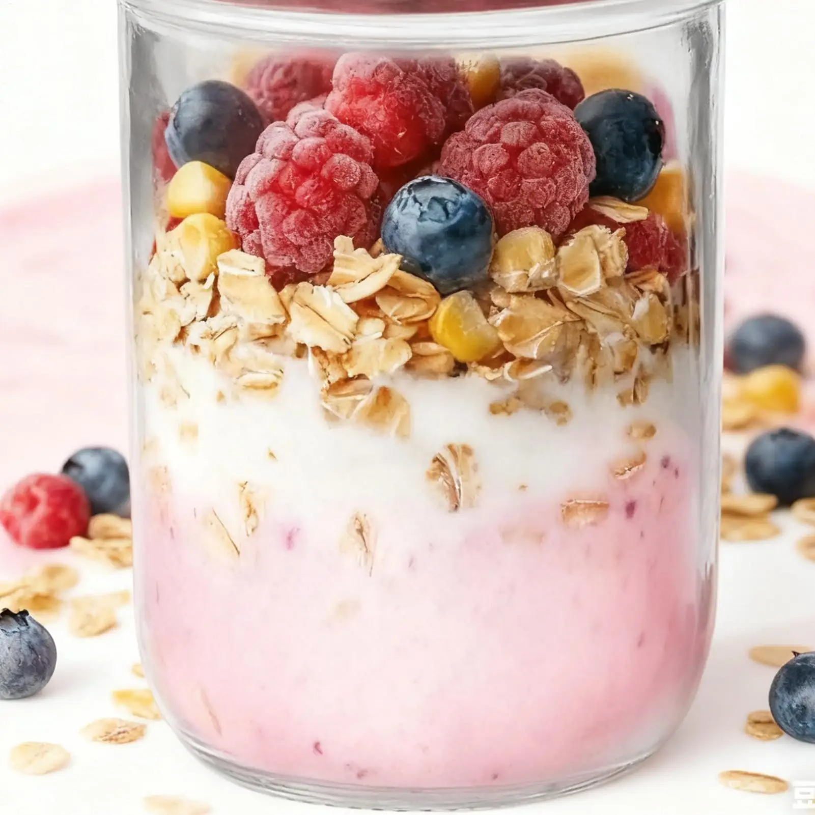 

Yogurt Parfait Containers Glass Parfait Cup Nut Fruit Double-Layer Container For Lunch Overnight Oats Dessert Yogurt Meal Prep