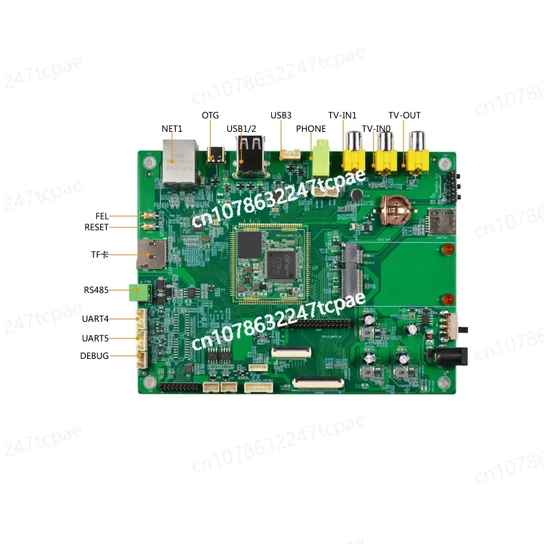 

T113-S low power consumption Linux development board Dual core A7 power industrial control gateway main board