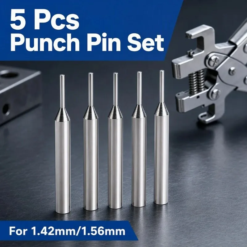 2/5 Pieces Replacement Pin for GOSO Remover Flip Key Fixing Tool Folding Key Split Pin Folding Key Disassembly Locksmith Tool - view 2