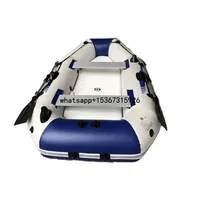 Solar Marine 2.6 M 3 Person PVC Inflatable Boat Fishing Kayak Canoe Dinghy Air Mat Floor with Accessories Water Sports