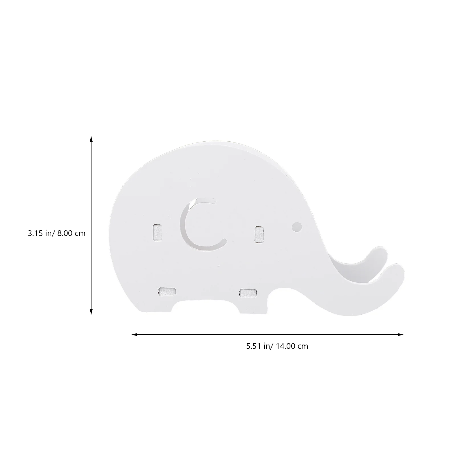 

1Pcs Elephant Multi-Function Pen Organizer Phone Stand Wood Desktop Storage Holder Cartoon Office Supplies