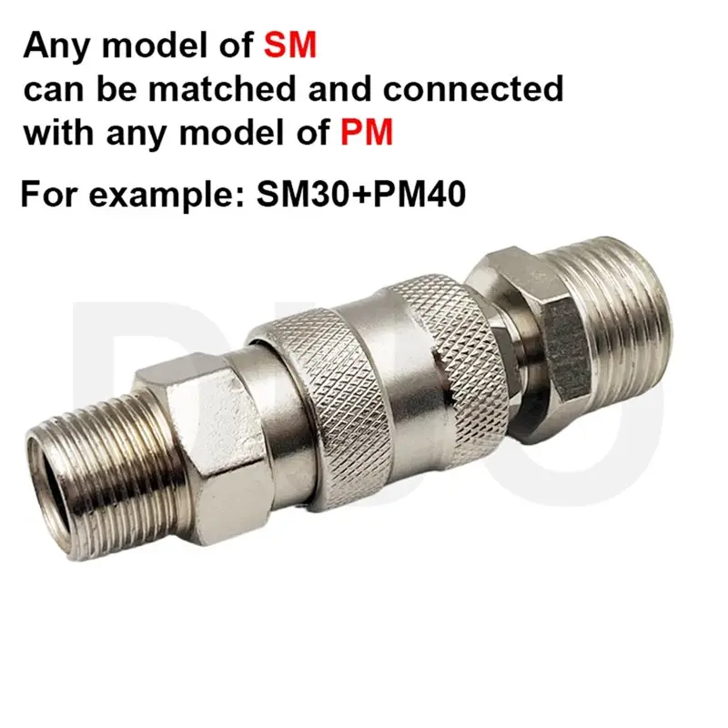 KYCOR-EU Hose Tube Quick Release Female Coupler Suit Pneumatic Fitting Connector For Air Compressor Accessories SM40