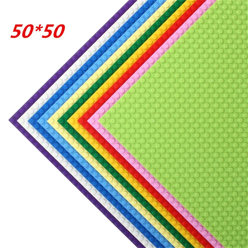 50*50 Dots High Quality BasePlate Fit Classic Building Blocks DIY Base Plate 40*40cm Bricks Toys Thanksgiving Day/Christmas Gift
