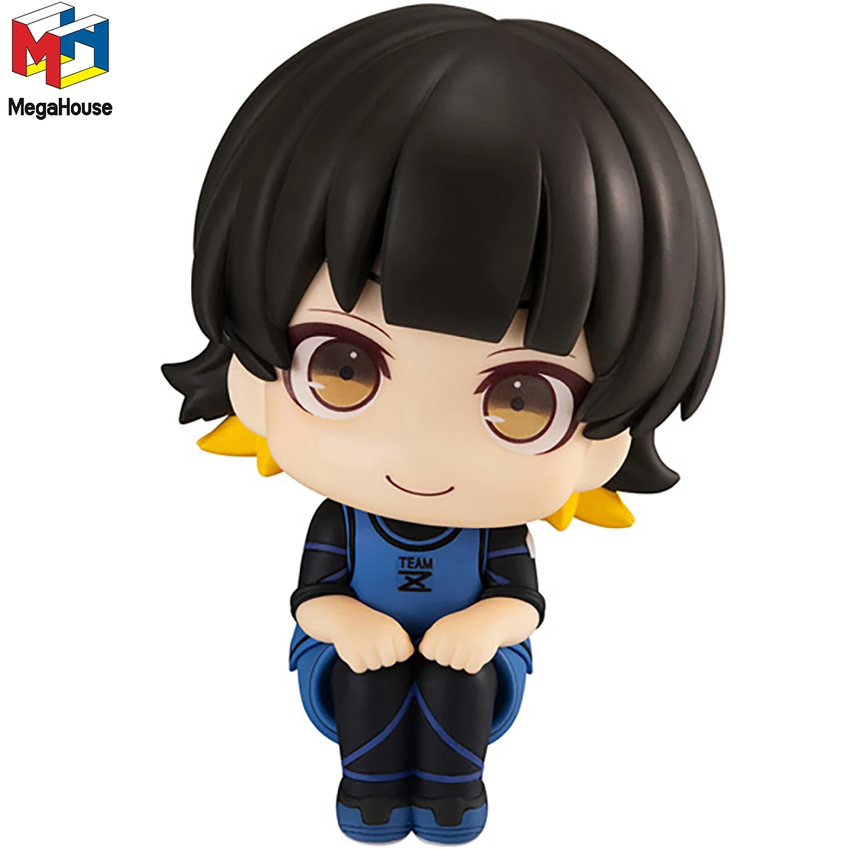 

In Stock Original Megahouse Look Up BLUE LOCK Anime Figure Bachira Meguru 11cm Doll Collectible Model Toy