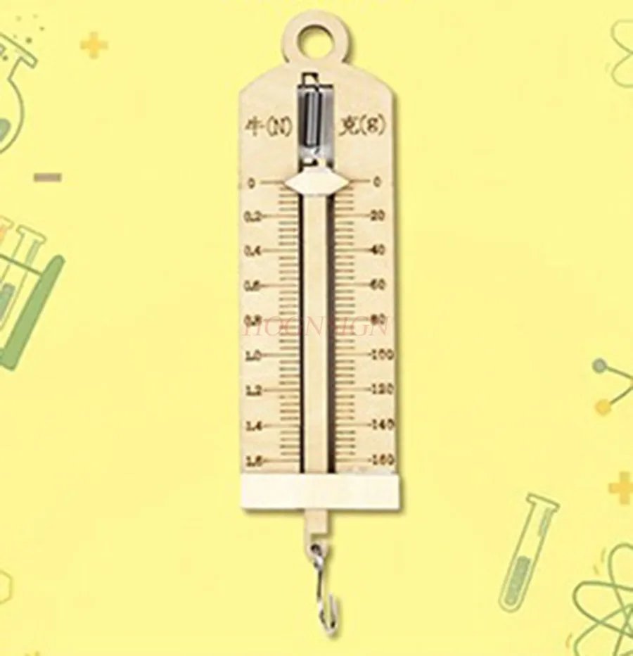 1set Dynamometer Student Technology Experiment DIY Materials Science Small Handmade Spring Scale