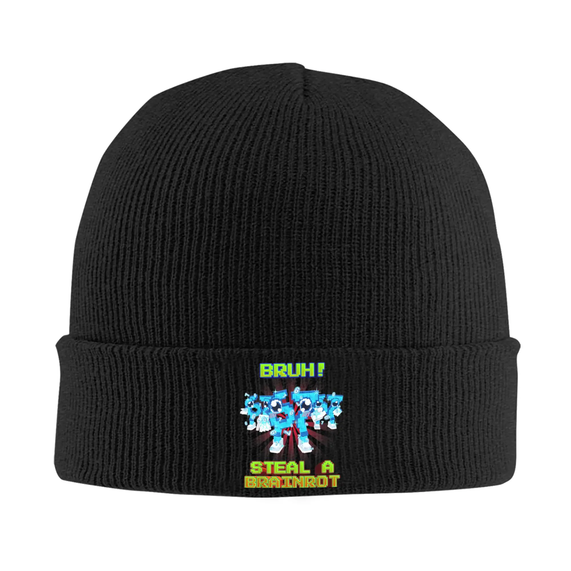 67 Six Seven 6-7 Funny Brainrot Beanie Hats  Bonnet Hats Men Women Cool Gym Skullies Beanies Autumn Thermal Elastic Caps
