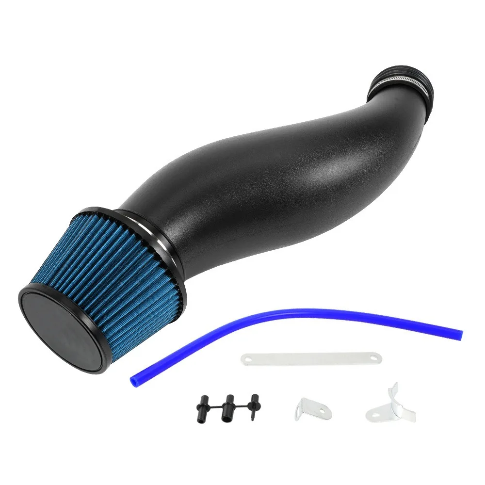 Cold Air Intake Kit Compatible for 1992-2000 H0nda Civic CX DX EX-R 1.6L EG EK BK Plastic Air Intake Pipe Induction Kit