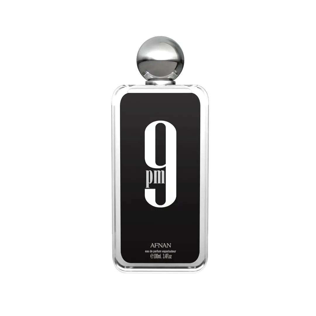 Afnan 9PM Eau de Parfum 100ml – Warm Vanilla, Amber & Tonka | Long-Lasting Masculine Fragrance for Night Out, Date & Special Ev