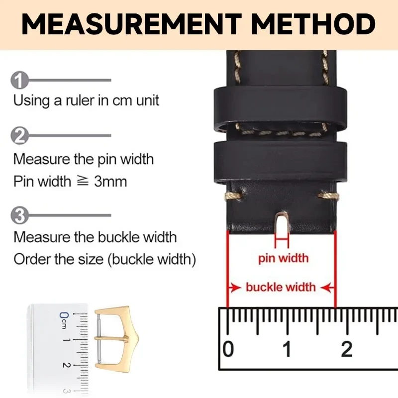 12/14/16/18/20/22 ミリメートルステンレス鋼時計バックル時計クラスプアクセサリー交換用バックル革時計ストラップとツール