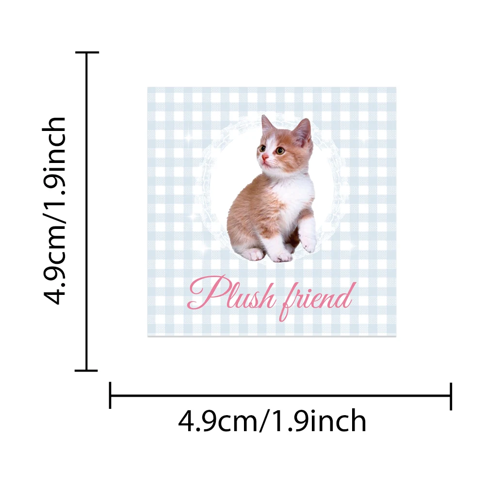 50PCS Kawaii Pink Belle Elegant Cat Animal Cartoon Stickers Waterproof DIY Car Motorcycle Laptop Ipad Girls Sticker for Kids Toy