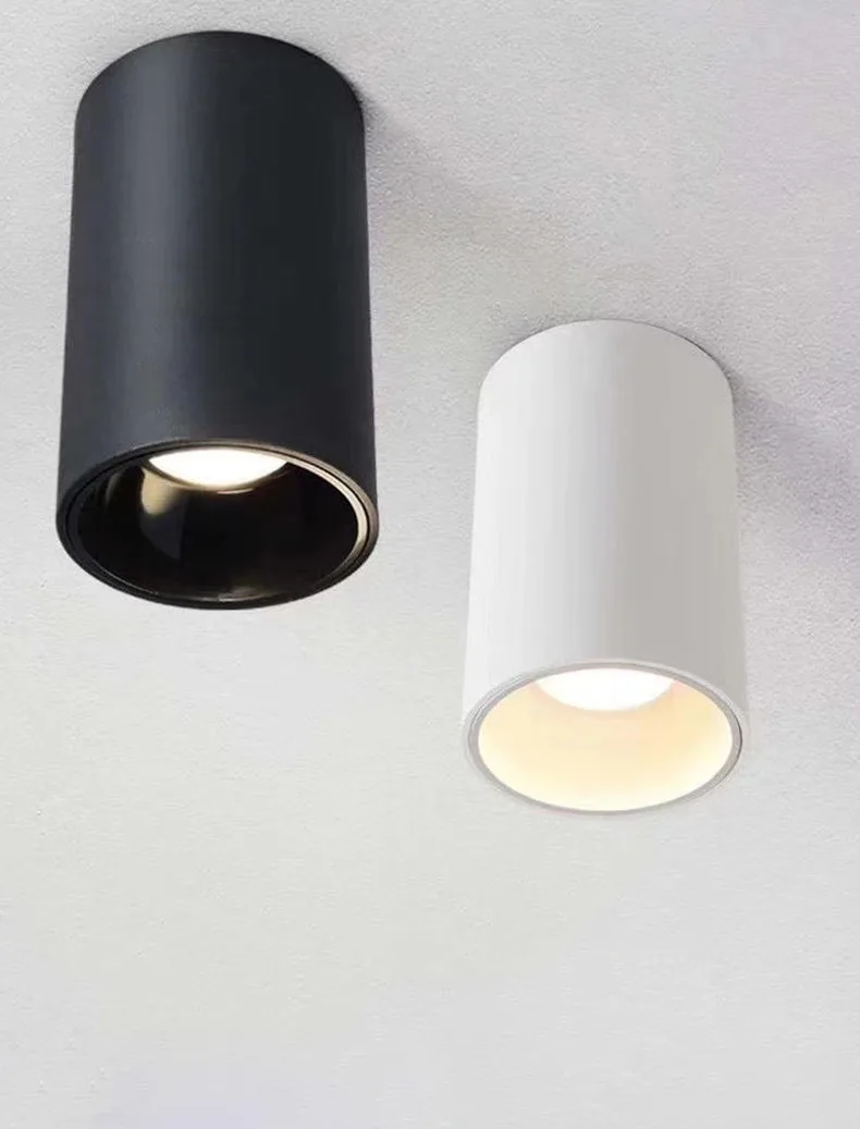 12-30W Factory LED Rounded High Brightness Surface Mounted Anti-glare Ceiling Lamp Downlight Spotlight for Indoor Lighting