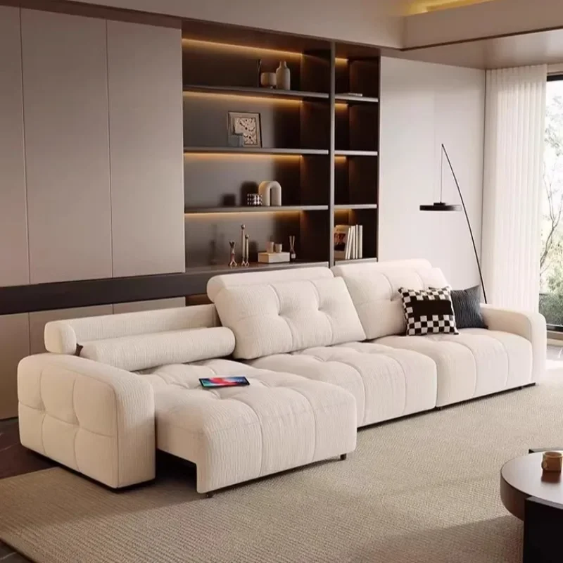 Multifunctional Recliner Living Room Sofas Relaxing Double Nordic Apartment Sofa Elegant Soft Divani Da Soggiorno Furnitures