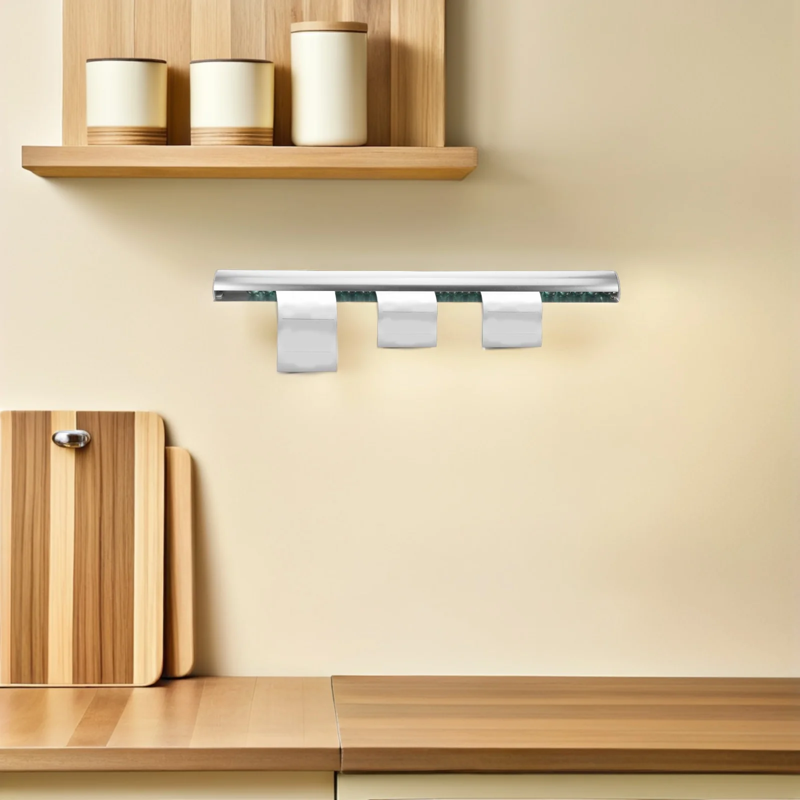 

40Cm Kitchen Slide Receipt Holder Restaurant Order Ticket Organizer Wall Mount Check Rack For Bar Cafe Catering Commercial