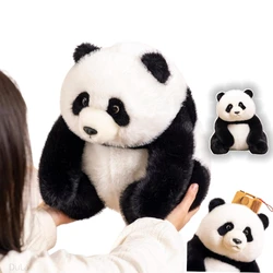 Realistic Giant Stuffed Animals Panda Baby Plush Toy Cute Pandas Dolls Super Soft Hug Pillow for Kids Birthday Gifts Home Decor