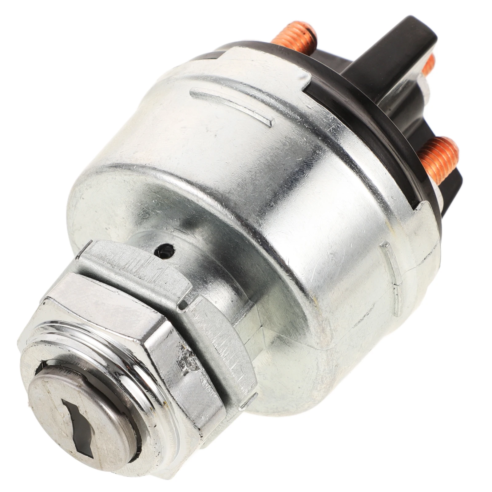 

Inline 4 Position Ignition Switch Starter Universal Replacement Trucks Agricultural Engineering Cars Sturdy Zinc Alloy Long