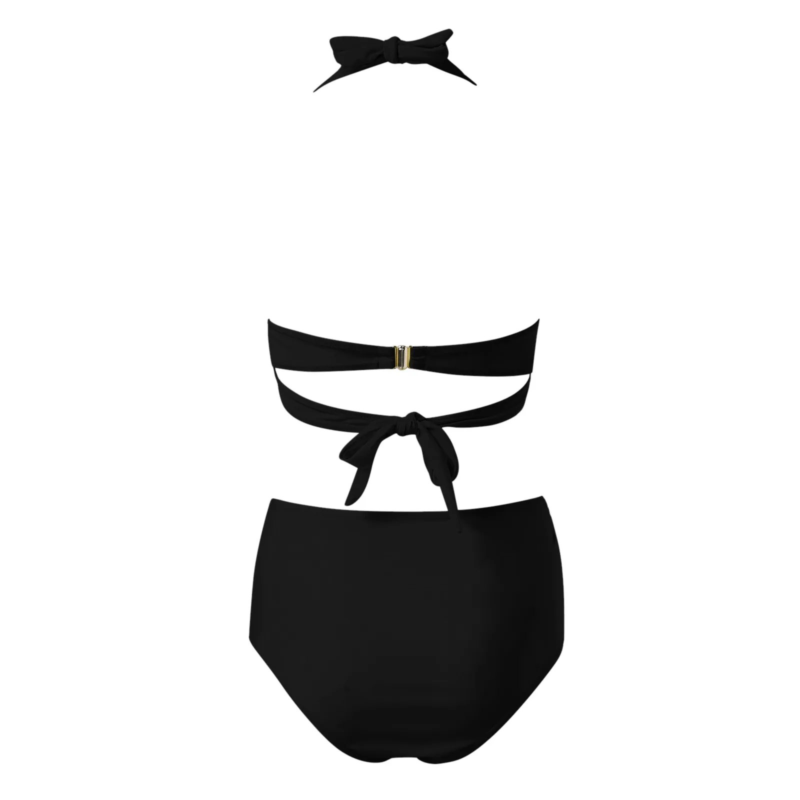 Ensemble de bikini taille haute pour femme, maillots de bain push up, couverture de luxe, maillots de bain froncés, maillots de bain trempés, maillots de bain vintage, vêtements de plage, printemps et été, Y2K, 2 pièces