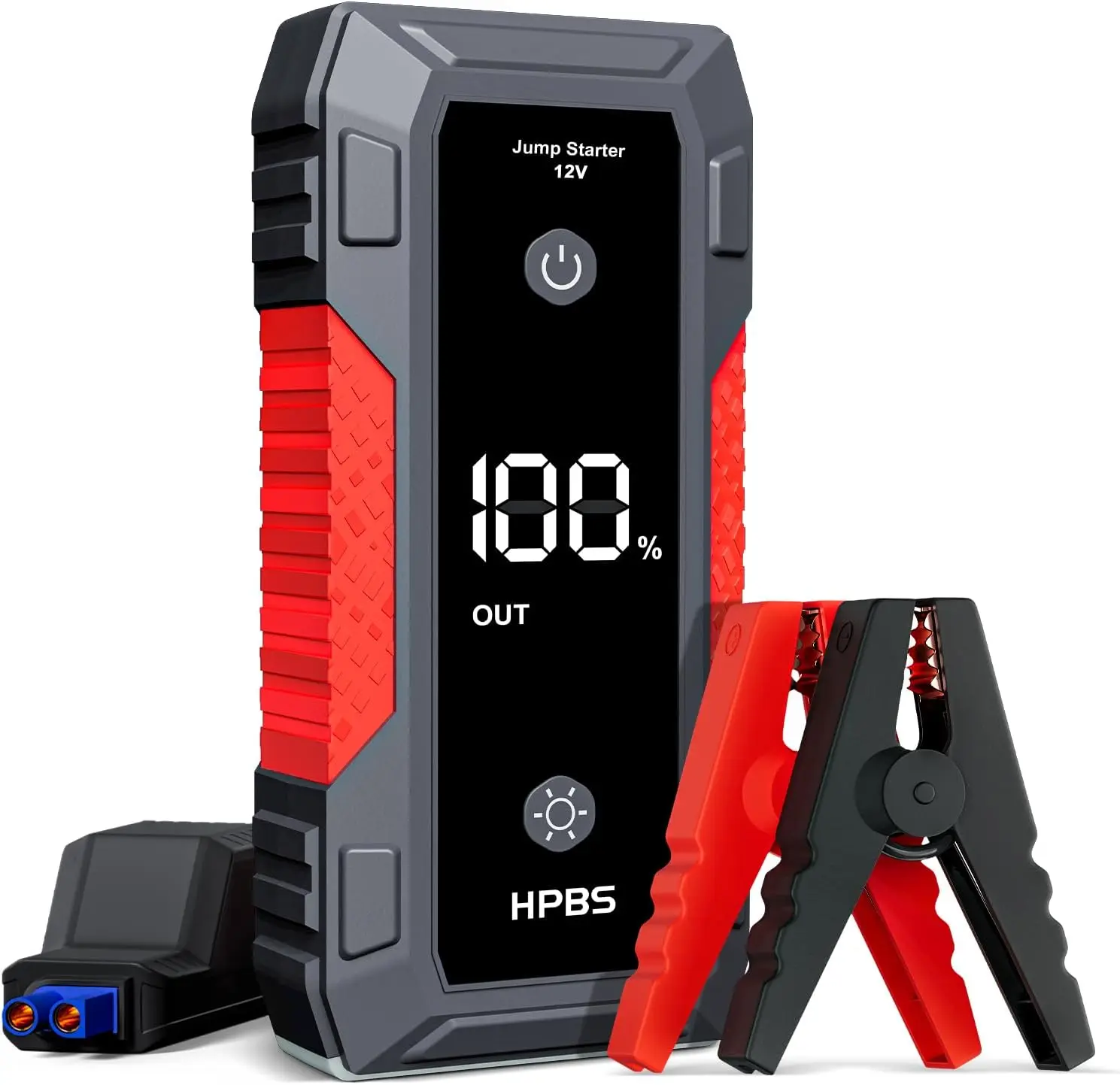 

5000A Jump Starter for Gas & Diesel Engines, 12V Portable Battery with LCD Display
