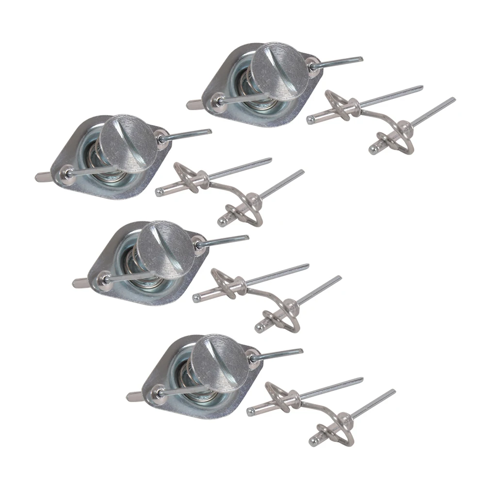 For ATV UTV Quarter Turn Self Ejecting Fastener Spring Loaded with Springs and Plates For Fastening Sheet Metal and Door Panel