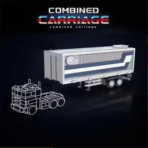 호환 가능한 옵티머스 트럭 블록 모델 변형 가능한 결합형 캐리지 1766PCS 조립 세트 브릭 장난감 어린이 선물