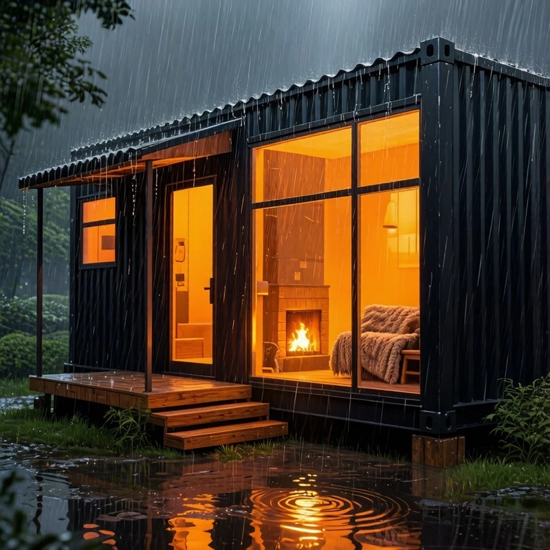 Expandable Container Homes Prefabricated Container Houses Luxury Villa Mobile Prefab Steel Structure Office Building Coffee Shop
