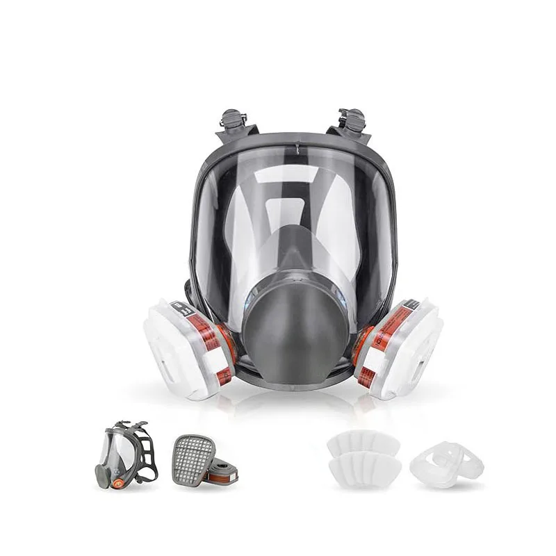 6800 Reusable Respirator full Face Gas Cover Organic Vapor Mask and Anti-fog for Painting mechanical polishing logging welding