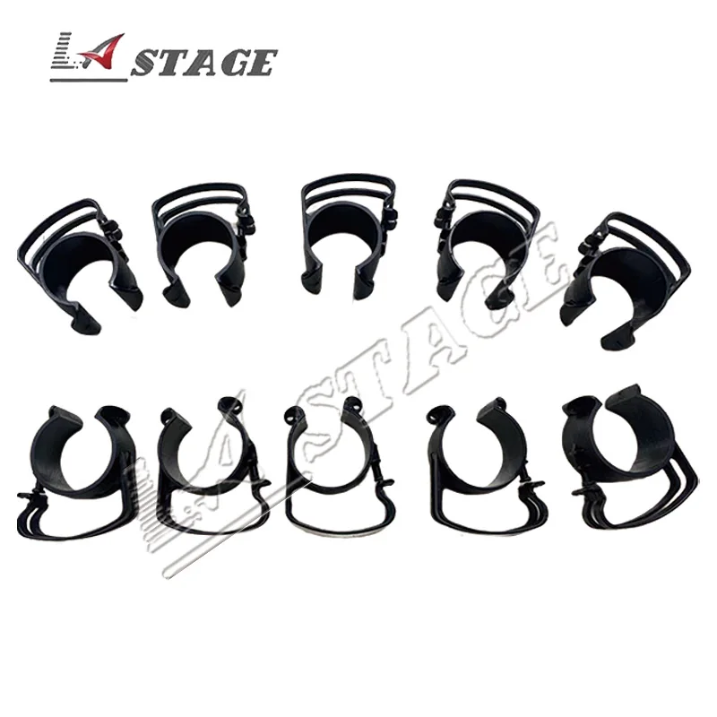 10pcs Wire tube clamp Plastic cable management tool Wire clamp for stage equipment wire