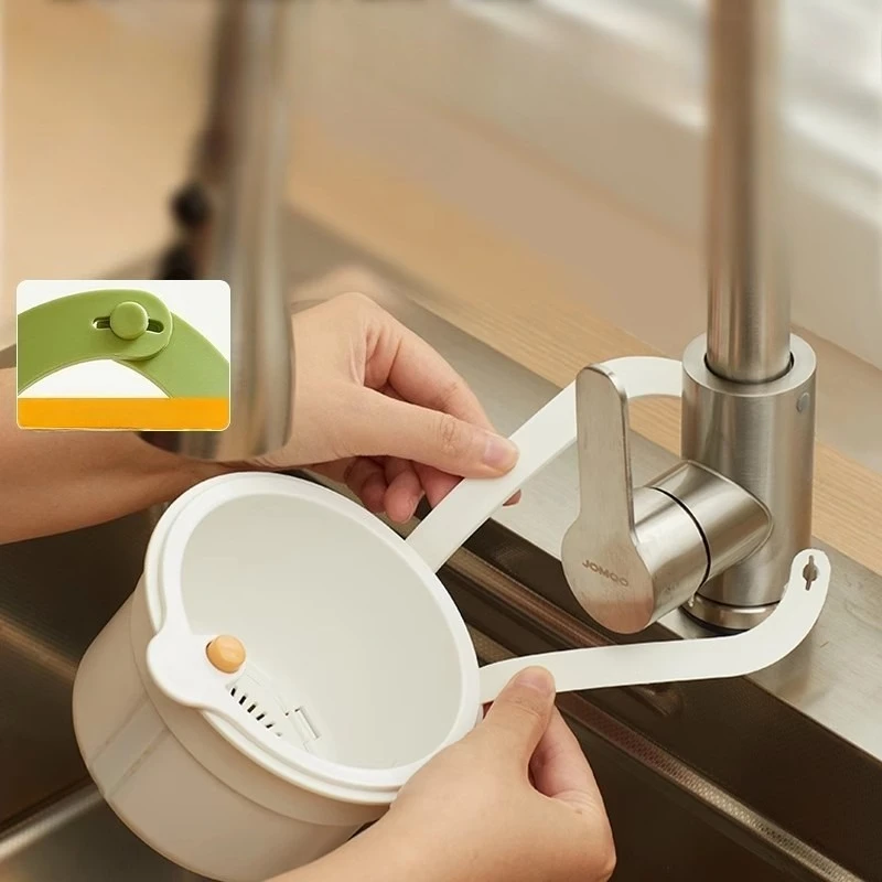 Hanging Type Sink Draining Basket Household Kitchen Sink Food Residue Separation Filter Basket Fruit Cleaning Filter Basket New