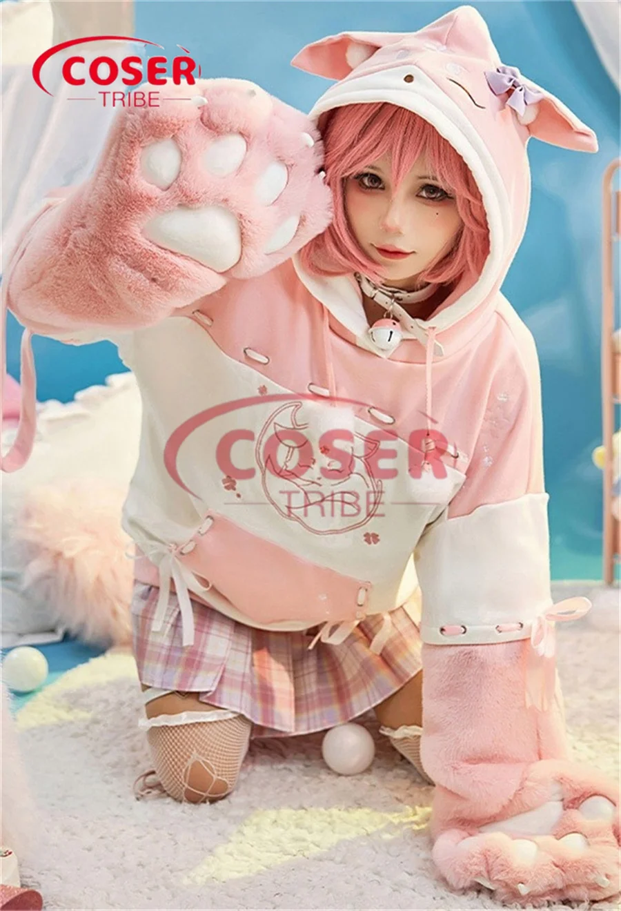 Coser Stamm Anime Spiel Genshin Impact Yae Miko niedlichen japanischen Wind Karneval Rolle Cosplay Kostüm komplettes Set