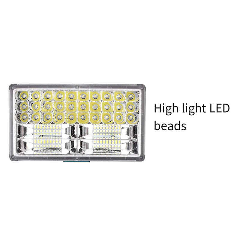 FAAJ-For 14.4-20V Batteries LED Work Light 30W 3300LM Flashlight LED Flood Light Cordless Handheld Spotlight For Car Repa