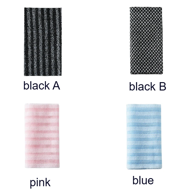1pcs Japanese Rubbing Washcloth Bath Nylon Towel Brush for Back Towels Exfoliating Scrub Shower Sponge Body Bathroom Accessories