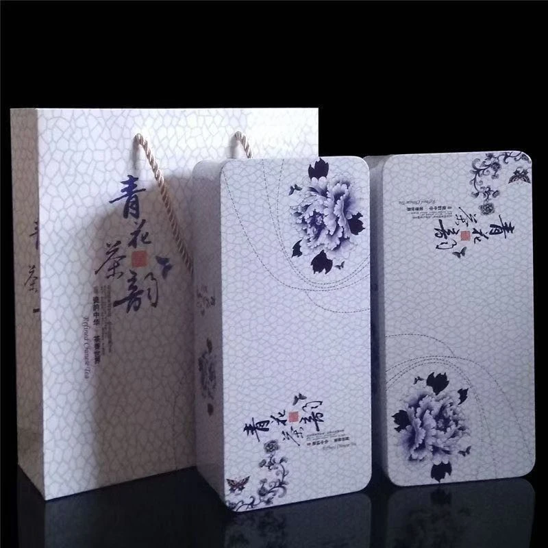 Custom Chinese Style Tie Guan Yin Box 250g Iron Box Green Oolong Tea Box Vacuum Aluminum Foil Bag Pack Tieguanyin Classic Series