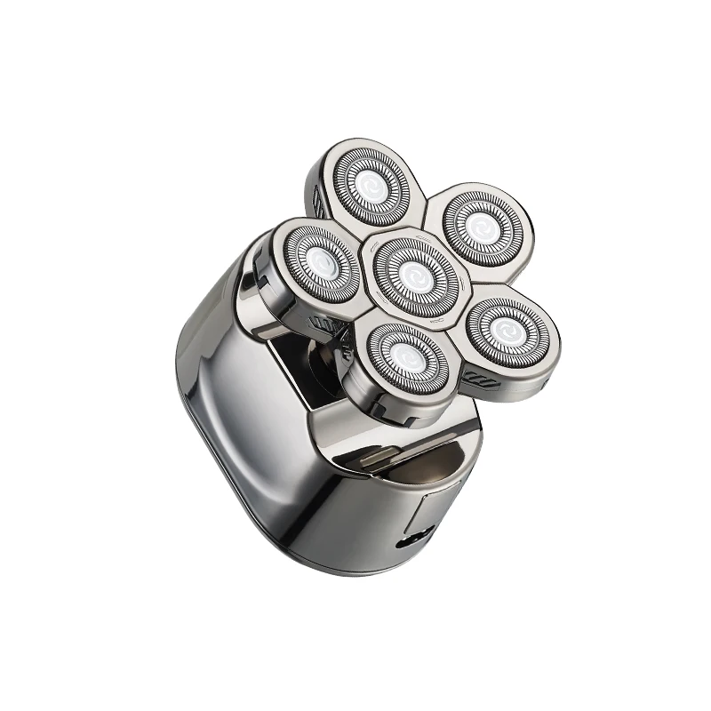 New 6-blade Men's Shaver LCD Digital Display Razor Six-in-one Multifunctional Shaver Beard Trimmer Shaving Machine Men Man Care