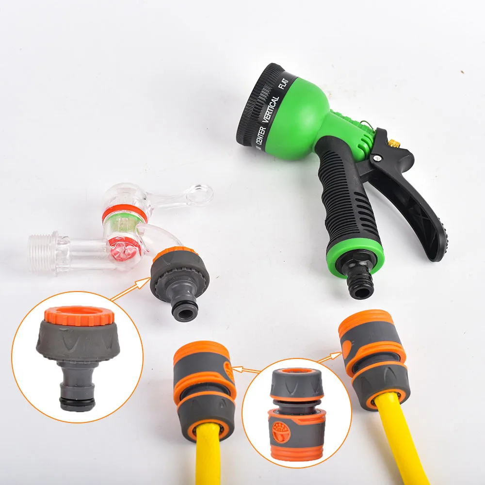 Hose Nozzle High Pressure Garden Hose Nozzle Sprayer Modes Thumb Control Water Hose Sprayer for Watering Plants and Car Washing