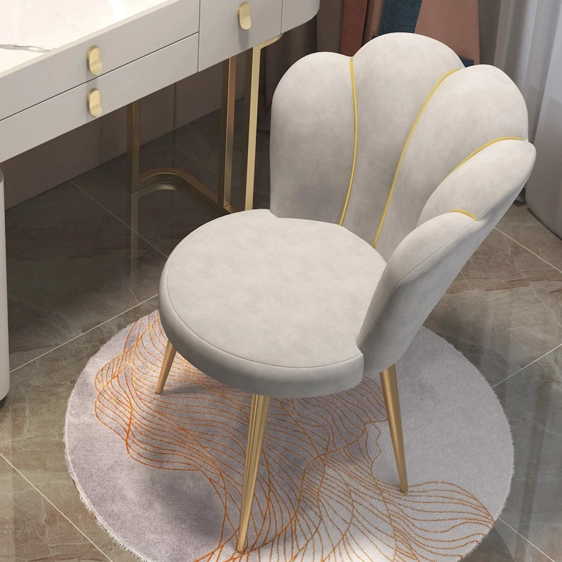 Simple Light Luxury Modern Makeup Chair Dressing Table Stool Internet Celebrity INS Chair Bedroom Luxury Home Chair