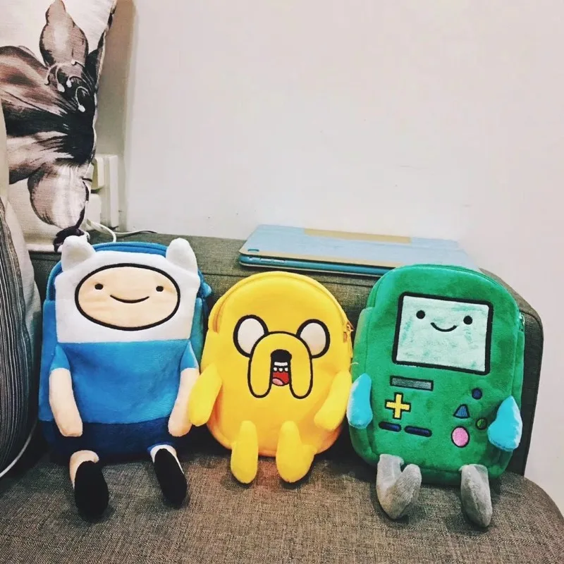 Modna pluszowa torba crossbody z motywem anime, idealna na podróże i przygodę, z kreskówkową lalką, na telefon komórkowy i jako portmonetka.