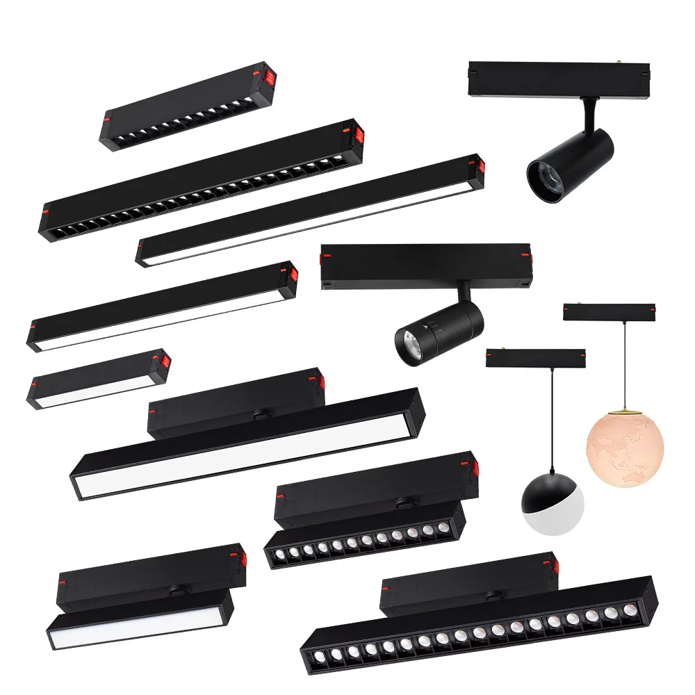 16W 24W 30W 40W 50W China Manufacture Modern Design LED Magnetic Track Light