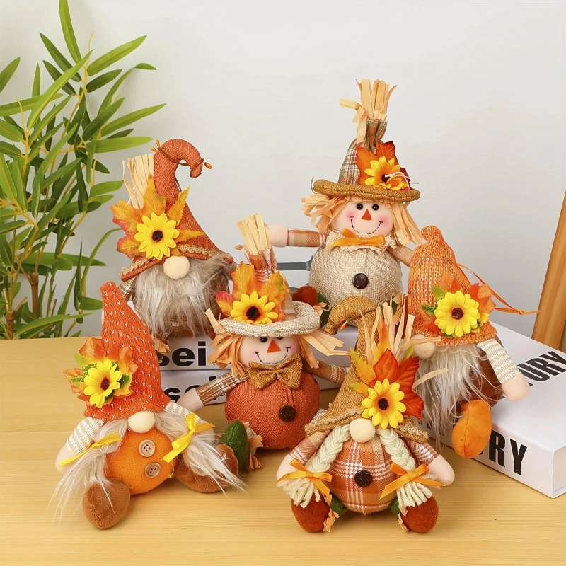 ديكور فزاعة حصاد الخريف الريفي، لهجات منقوشة وعباد الشمس لعيد الشكر، الهالوين، ديكور جدار المزرعة، دعائم الحفلات