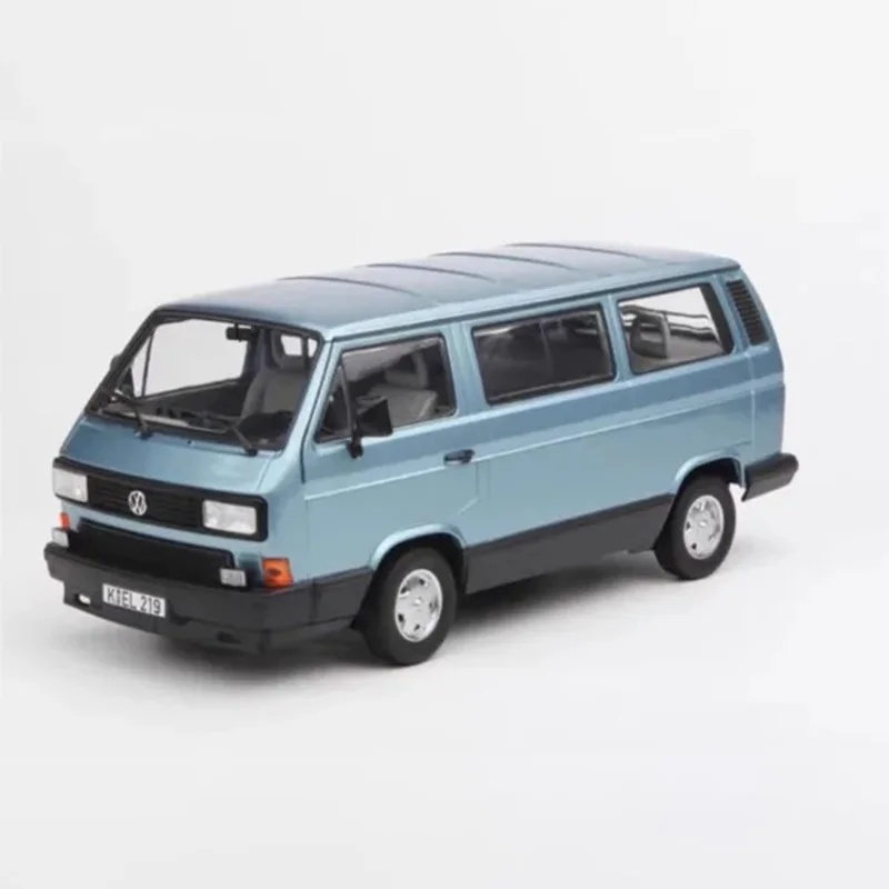 Diecast 1/18 Scale Vw Multivan T3 T1 Van Bus Alloy Classic Car Model Collectible Toy Gift Souvenir Static Display Ornaments